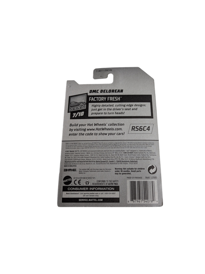 2017 Mattel Hot Wheels DMC Delorean Factory Fresh 7/10 Car Model