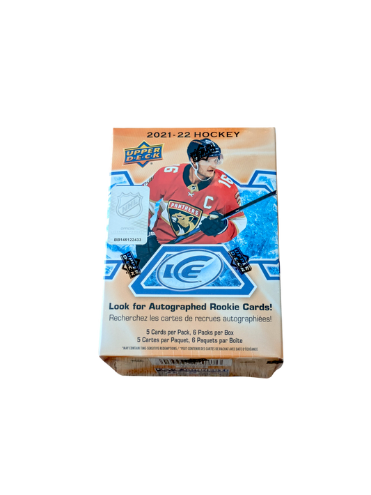2021-22 Upper Deck NHL Ice Hockey Blaster Box