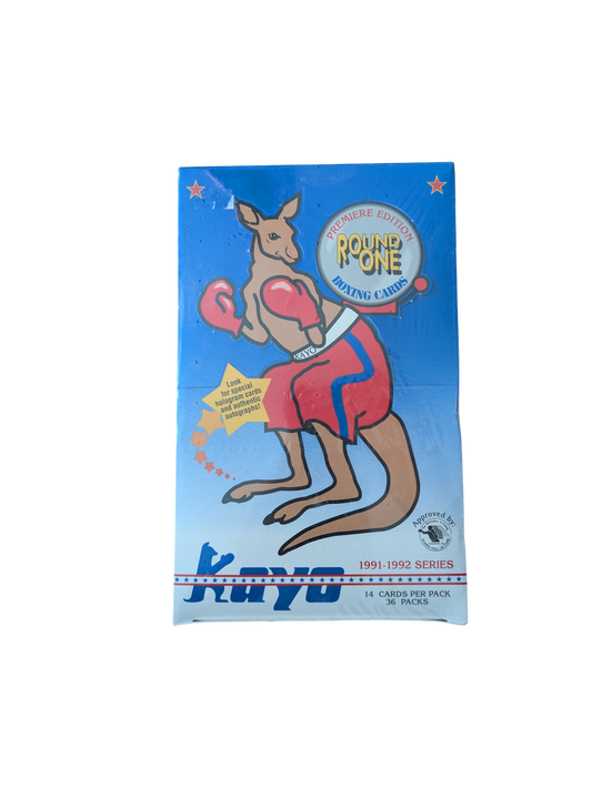 1991-1992 Kayo Round One Premiere Edition Boxing Trading Cards Hobby Box