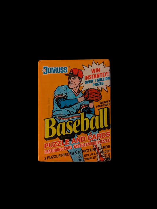1990 Donruss MLB Baseball Puzzle & Cards Pack
