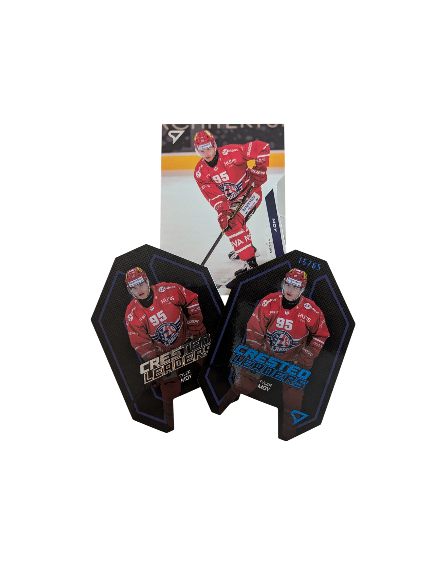 2026 SportZoo National League Crested Leaders Rapperswill Tyler Moy 2 x Base + 15/65 card