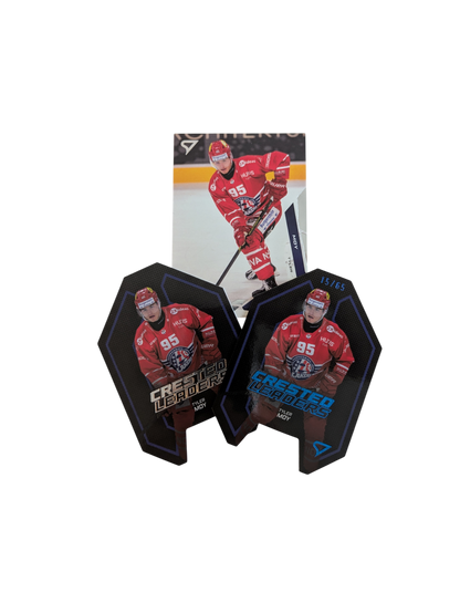 2026 SportZoo National League Crested Leaders Rapperswill Tyler Moy 2 x Base + 15/65 card