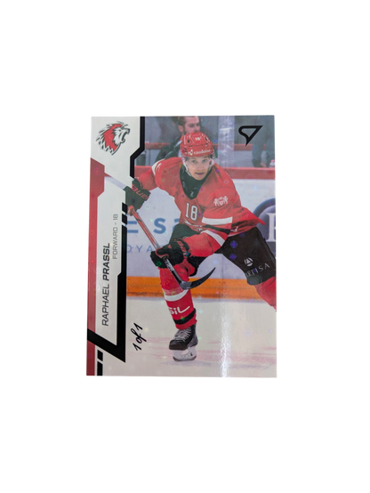 2025 SportZoo National League Series 2 Lausanne HC Raphael Prassl 1/1 card