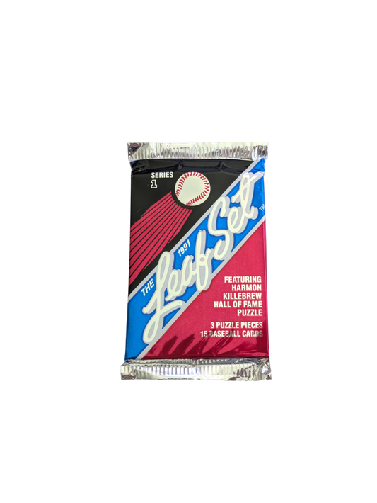 1991 Leaf MLB Baseball Set Trading Cards Pack