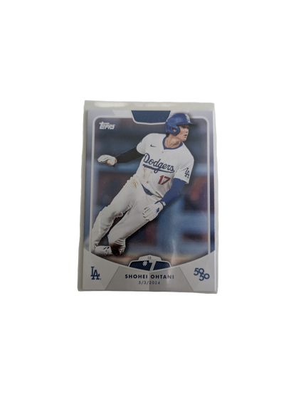 2024 Topps Los Angeles Dodgers Shohei Ohtani 50/50 SB #7 Card