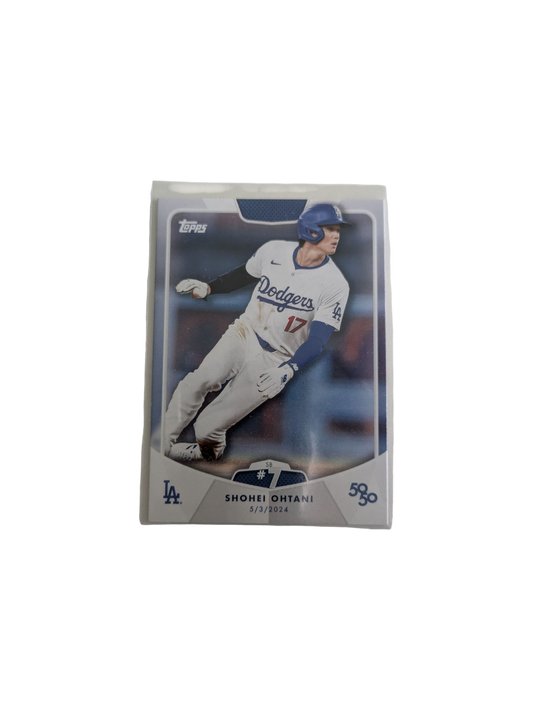 2024 Topps Los Angeles Dodgers Shohei Ohtani 50/50 SB #7 Card