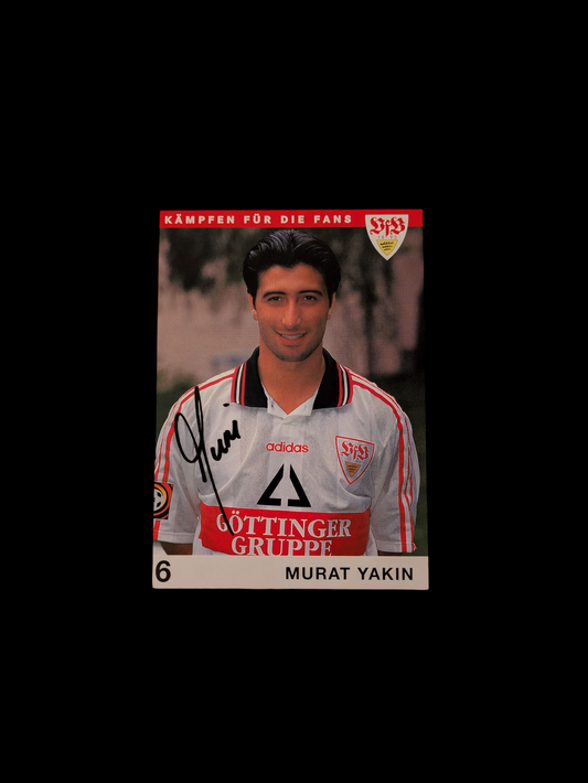 VfB Stuttgart Football Auto Card signed by Murat Yakin