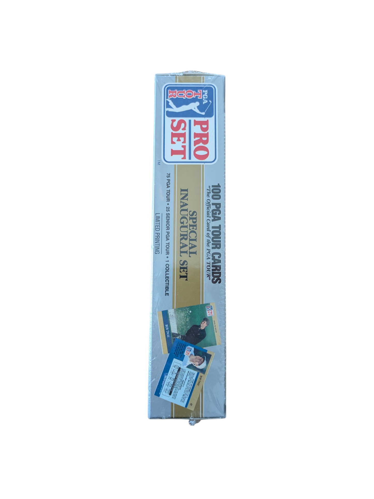 1990 Pro Set PGA Tour Special Inaugural Golf Card Box with 4 Factory Sealed Sets