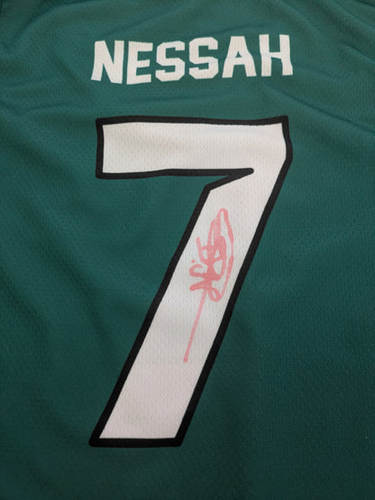 Miami Hurricanes Kyshawn George NCAA signed Jersey