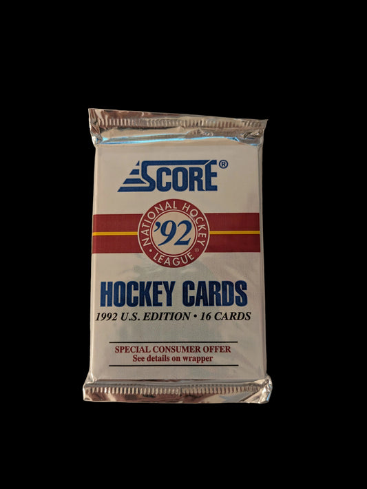 1992 Score NHL US Edition Hockey Cards Pack