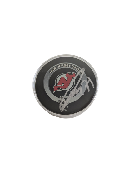 Jonas Siegenthaler signed NHL New Jersey Devils Puck