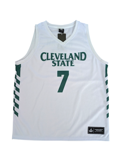 Cleveland State Dayan Nessah NCAA signed White Jersey
