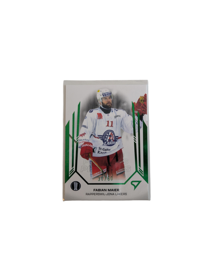 2025 SportZoo National League Playoffs Rapperswil Fabian Maier 30/60 Green card