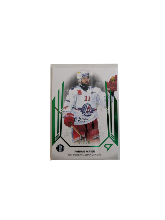 2025 SportZoo National League Playoffs Rapperswil Fabian Maier 30/60 Green card