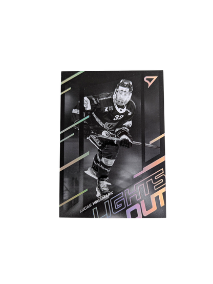 2025-26 SportZoo National League Fribourg-Gottéron Lucas Wallmark Lights Out card