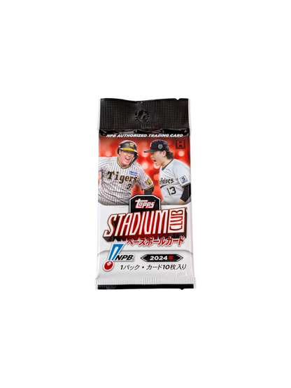 2024 Topps Stadium NPB Japan Pro Baseball Hobby Pack