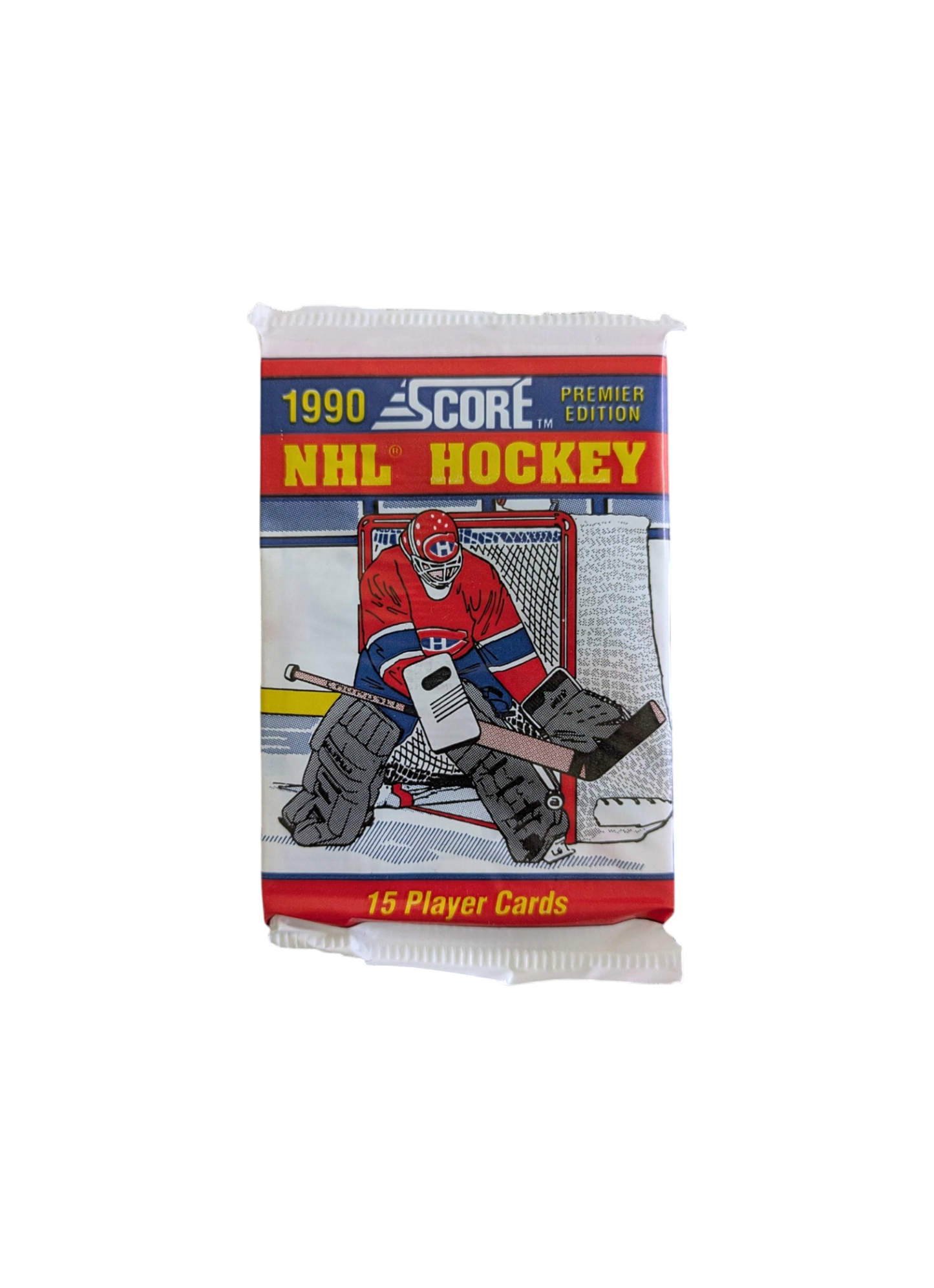 1990 Score NHL Hockey Premiere Edition Hobby Pack - Canadiens Cover