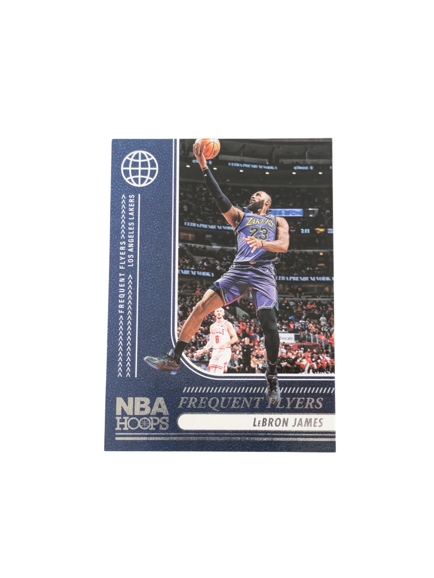 2024 Panini NBA Hoops Los Angeles Lakers LeBron James Frequent Flyers #13 card