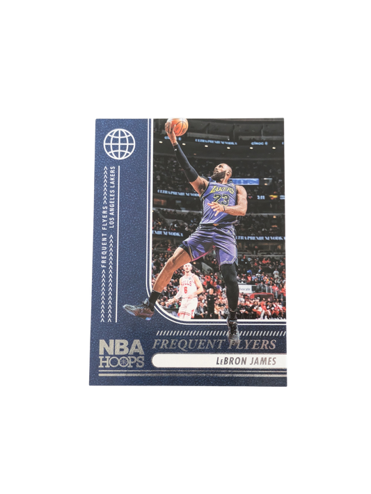 2024 Panini NBA Hoops Los Angeles Lakers LeBron James Frequent Flyers #13 card
