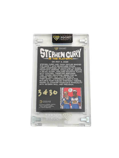 2025 Pocket Mountz Stephen Curry In The Playoffs Dragon Ball 3/30 card