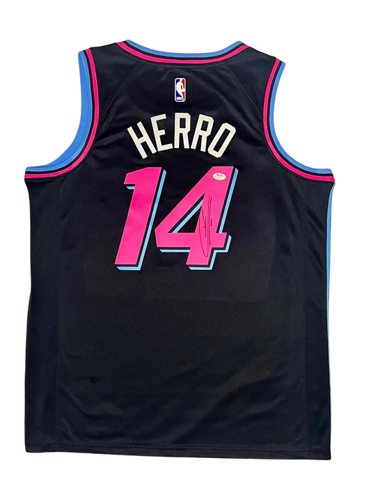 Miami Heat Tyler Herro NBA signed Jersey