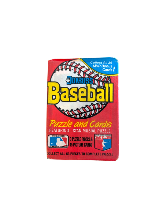 1988 Donruss Puzzle & Cards MLB Baseball Pack