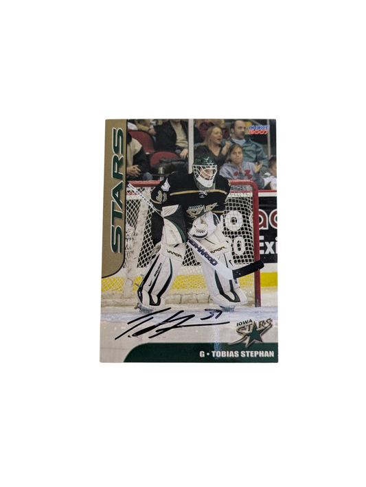 2007 Choice Iowa Stars Tobias Stephan Auto card