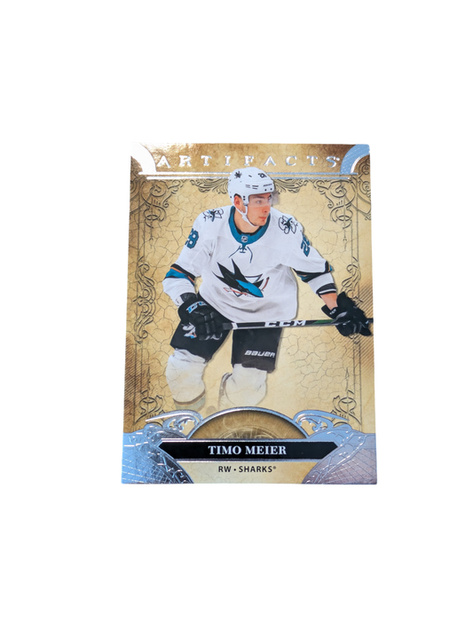 2020 Upper Deck Artifacts San Jose Shark Timo Meier #8 card
