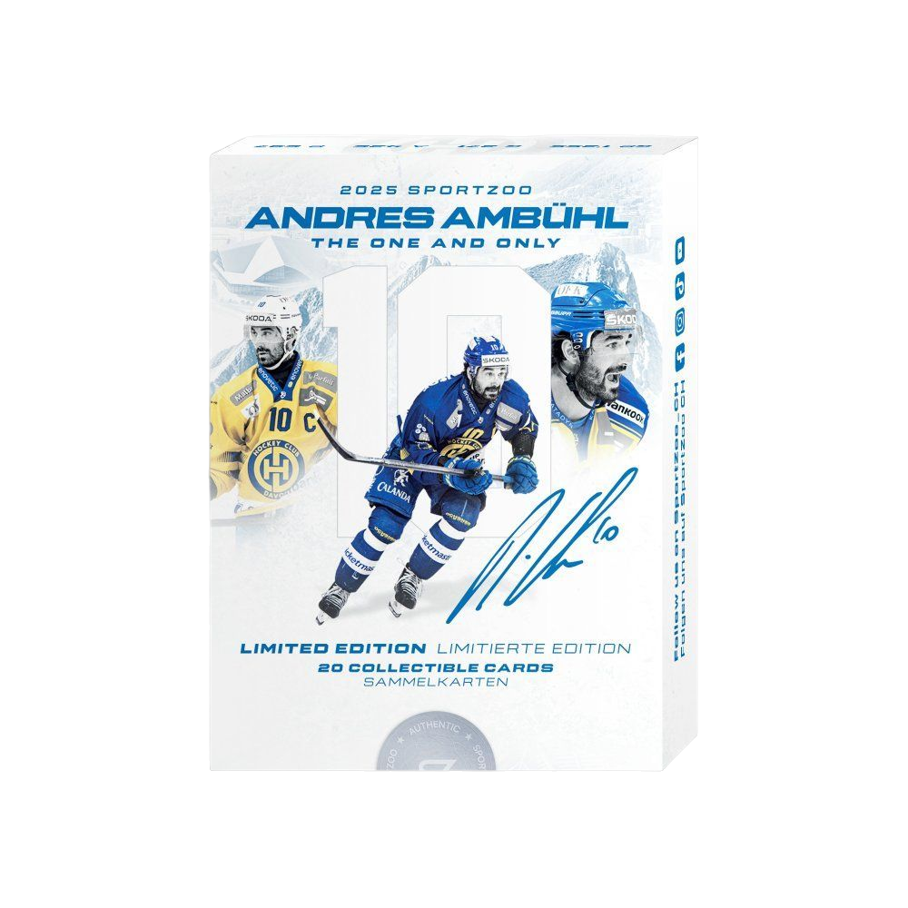 2025 SportZoo National League Andres Ambuhl Hockey Hobby Box