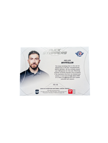 2025 SportZoo National League Rapperswil Melvin Nyffeler 29/75 card