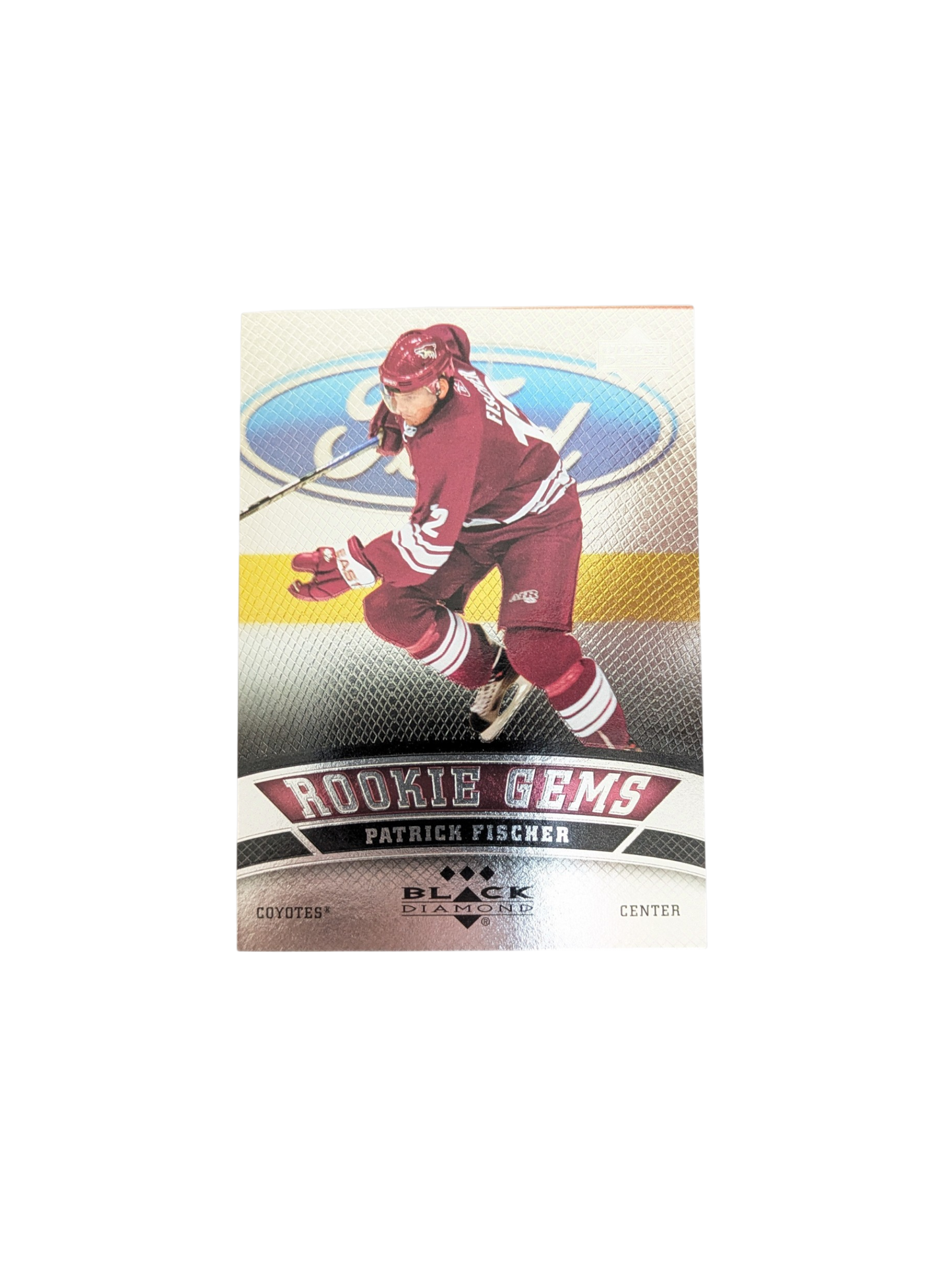 2006-07 Upper Deck Black Diamond Phoenix Coyotes Patrick Fischer #167 card