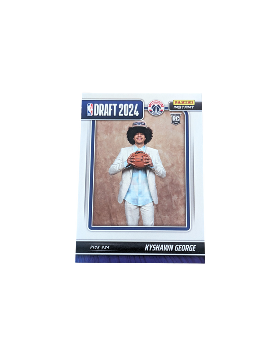 2024 Panini Draft 2024 Washington Wizards Kyshawn George 1/297 card