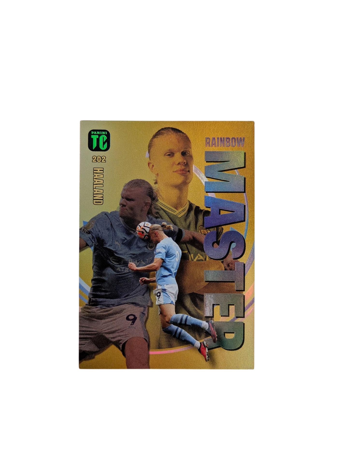 Panini Top Class Manchester City Haaland Rainbow Master #202 Card