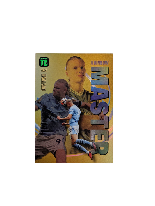 Panini Top Class Manchester City Haaland Rainbow Master #202 Card