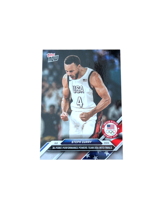 2024 Topps Now Team USA Steph Curry #22 card