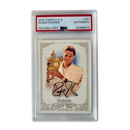 2012 Topps A&G Roger Federer Autograph Tennis PSA Card