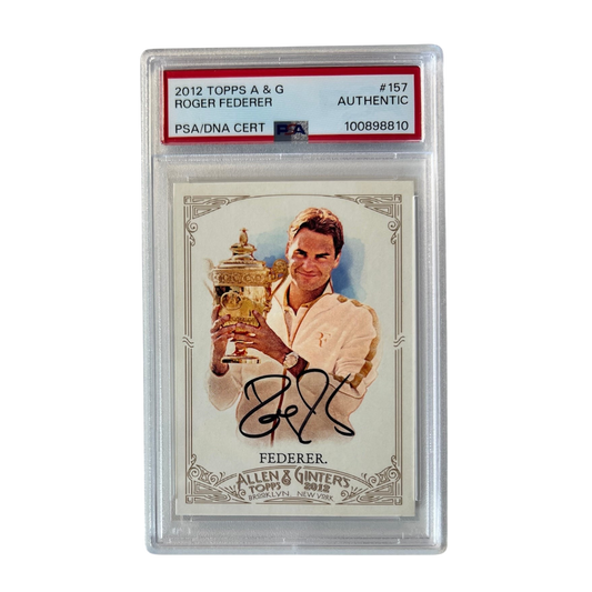 2012 Topps A&G Roger Federer Autograph Tennis PSA Card