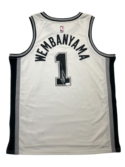 San Antonio Spurs Victor Wembanyama NBA signed Rookie Jersey