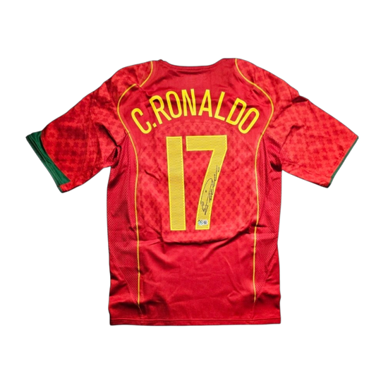 Portugal National Team Cristiano Ronaldo signed "17" Jersey