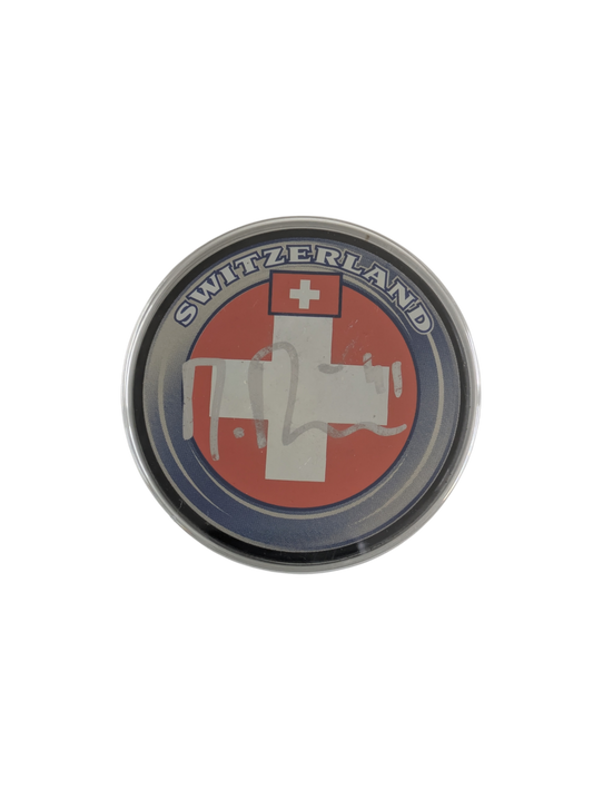 Switzerland Ice Hockey Mirco Mueller signed Puck