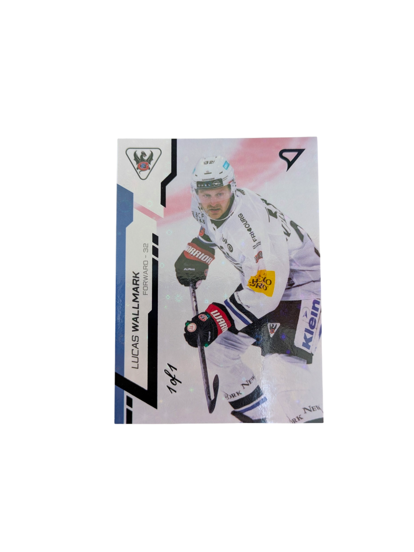2024 SportZoo National League Fribourg-Gottéron Lucas Wallmark 1/1 card