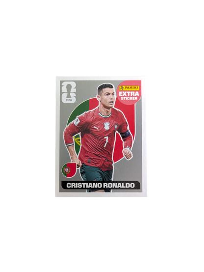 Panini FIFA World Cup 2026 Cristiano Ronaldo Silver - Extra Sticker