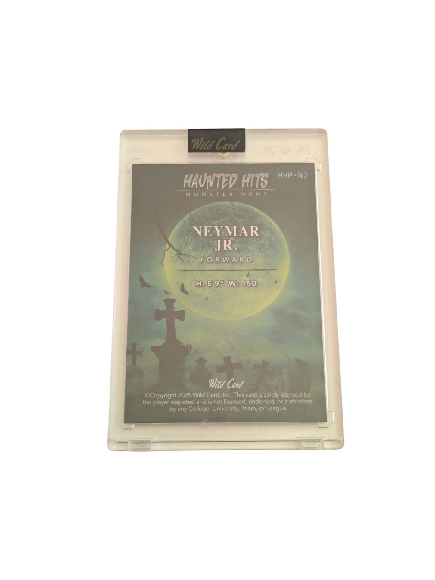 2025 Wild Card Football Haunted Hits Monster Hunt Neymar 1/2 card