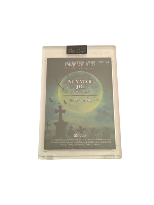 2025 Wild Card Football Haunted Hits Monster Hunt Neymar 1/2 card