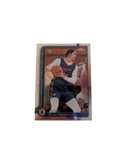 2025/26 Topps Chrome Los Angeles Clippers Yanic Konan Niederhauser #280 Rookie card