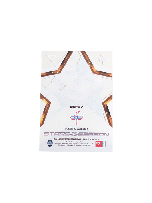 2025 SportZoo National League Kloten Ludovic Waeber Auto 06/25 card
