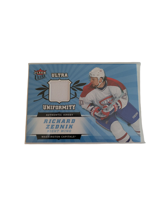 2006 Fleer Ultra Uniformity Montreal Canadiens Richard Zednik Patch Card