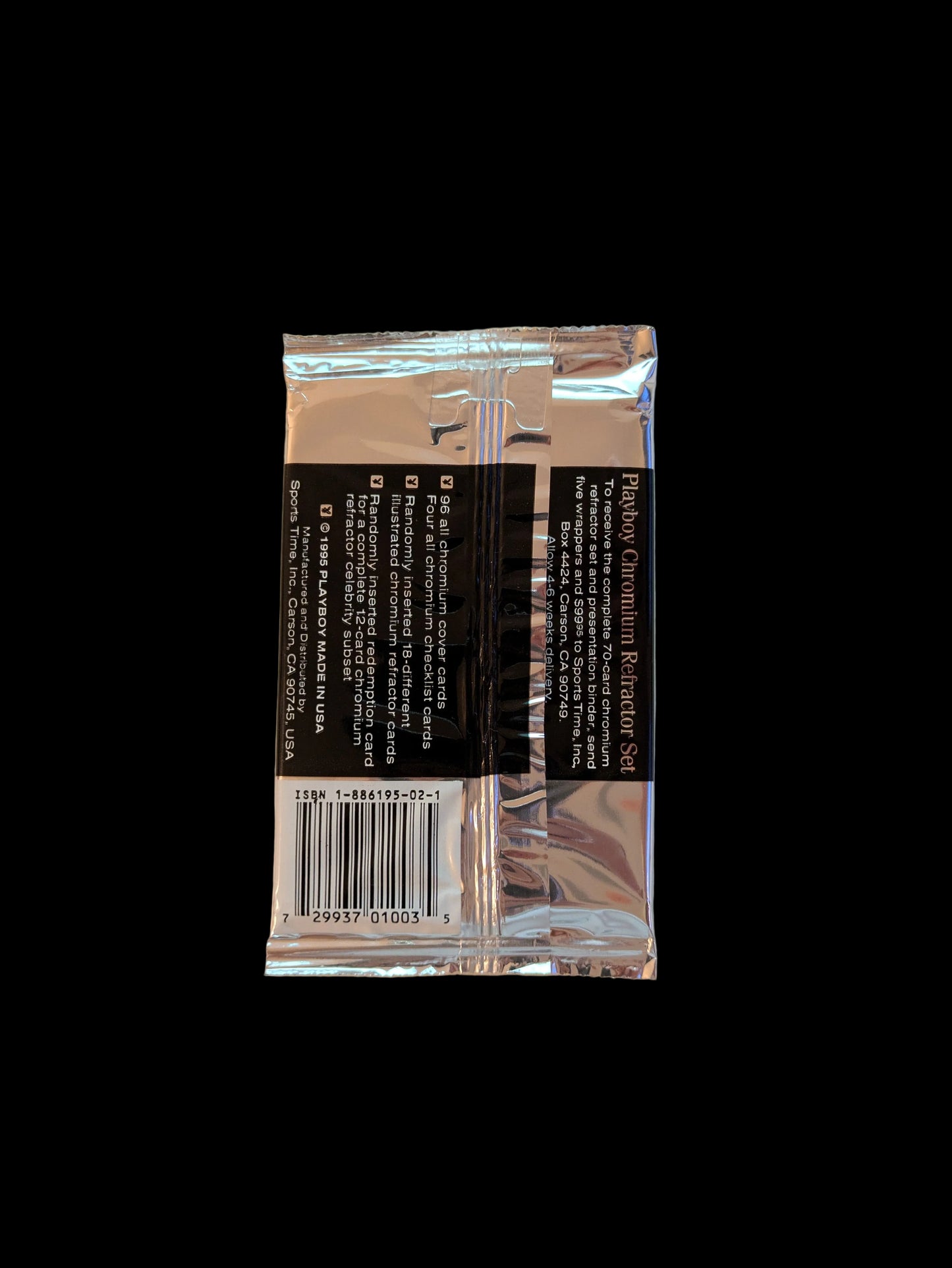 1995 Playboy Chromium Cover Cards Pack