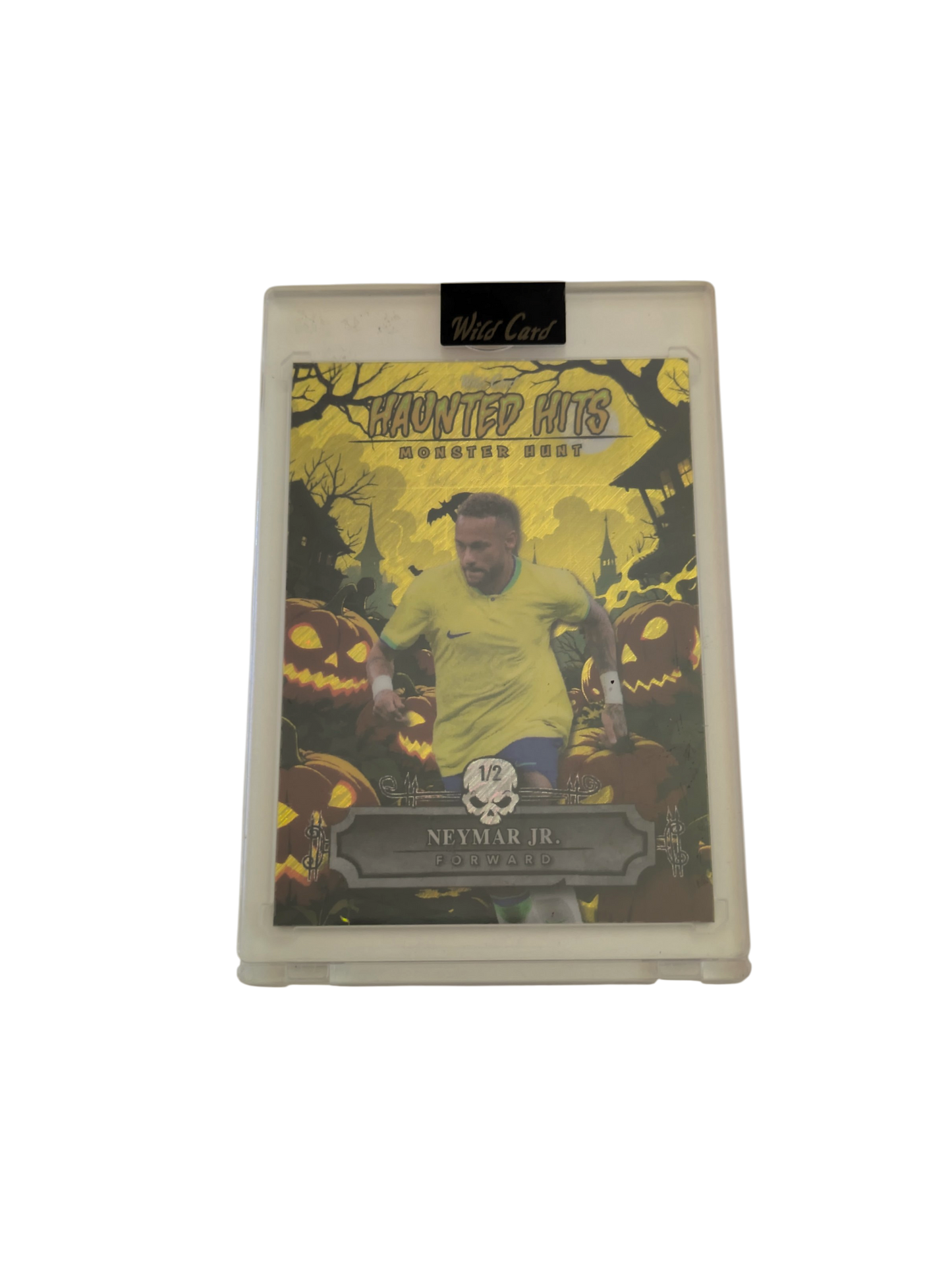 2025 Wild Card Football Haunted Hits Monster Hunt Neymar 1/2 card