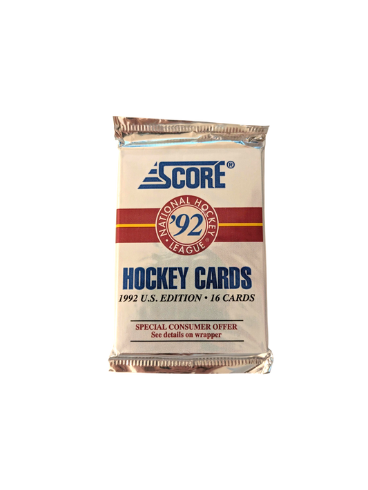 1992 Score NHL US Edition Hockey Cards Pack